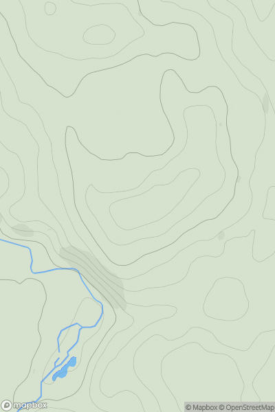 Thumbnail image for Cefn Mawr [Llandudno to Wrexham] [SJ200630] showing contour plot for surrounding peak